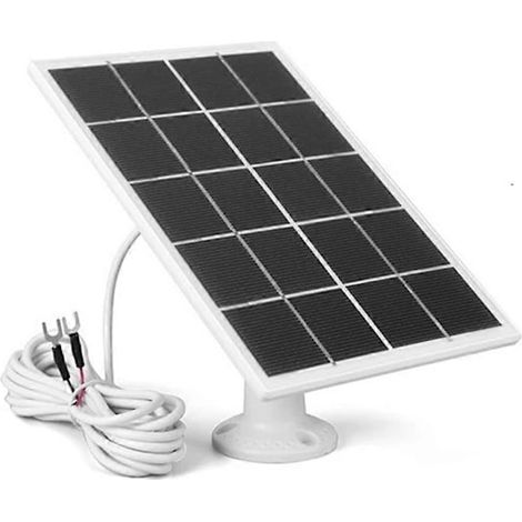 Panneau solaire 3 W pour sonnette vidéo Ring 4/3/3 Plus/2 - Chargeur pour sonnette connectée de surveillance - Noir, multicolore, blanc-AquaForge (1/5)