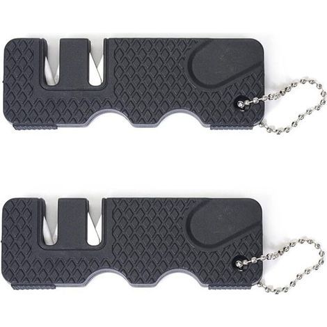 2-Piece Knife Sharpener Set, Practical, compact, and lightweight, ideal for outdoor use, for both coarse and fine sharpening (1/5)