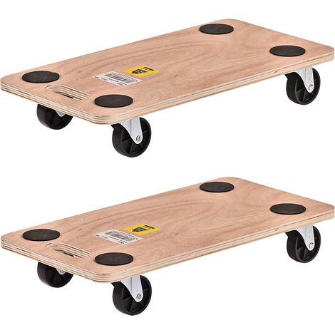 2 Stück Möbelroller Rollbrett Transportroller 200 kg Möbelhund Möbelroller (1/4)