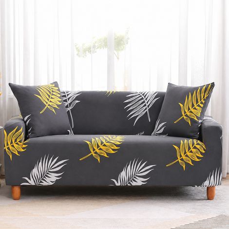 Housse canapé extensible 3 places taille L 190-230 cm motif parfum floral 30 × 24 × 12 cm 750 g – Livraison gratuite