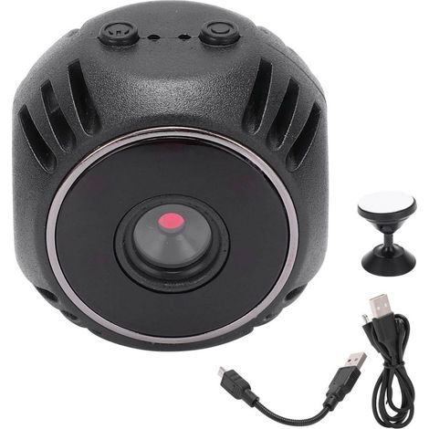 Mini caméra Wi-Fi sans fil 1080p, objectif grand angle 60°, détection de mouvement, application de contrôle à distance (1/5)