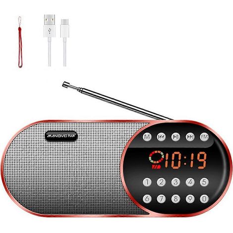 Enceinte Bluetooth portable Walkman avec radio FM MANOVO, A-- (1/5)