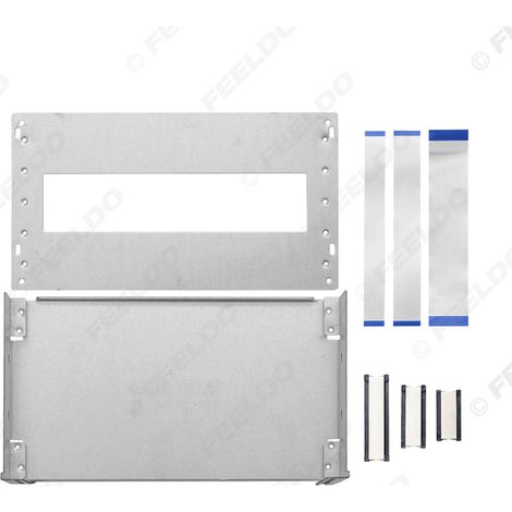 Support de fixation universel pour écran large de voiture, ultra-mince, pour machine de modification à lingot unique, avec cadre de montage polyvalent pour la navigation sur grand écran.