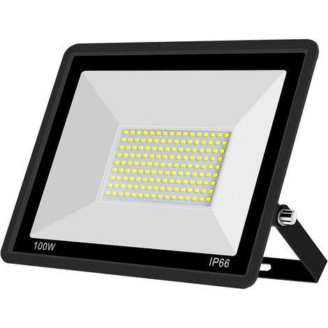 Projecteur LED 100 W, spot LED extérieur, étanche IP67, lumière blanche froide, éclairage de sécurité LED, éclairage de cour extérieure (1/4)