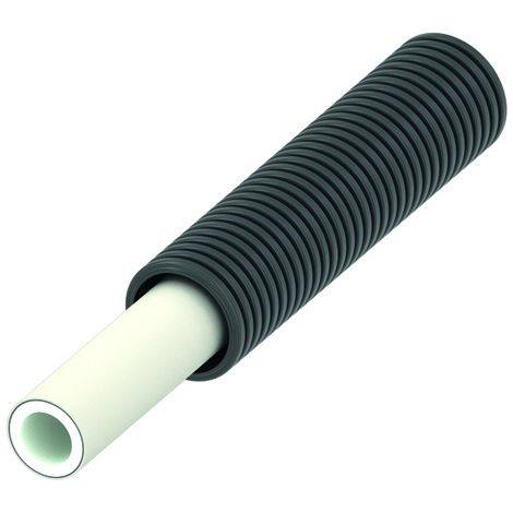 Tece flex Verbundrohr Pe-Xc/Ai/Pe-Rt Dimension 25mm im Wellschutzrohr, Rolle 25m (1/2)