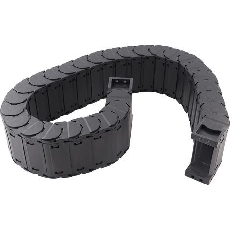 Geräuscharme Serien-Schleppkette, Nylon-Drahthalterung, abnehmbare Baugruppe, 0,7 Meter, D30 x 50 (1/5)