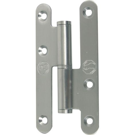 Paumelle à bouchons Jardinier Massard J532320 110x55 mm Inox 304 brossé Droite - Paire