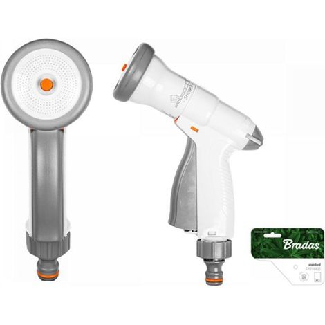 Pistola de riego Bradas exclusive 4 funciones mango ergonómico