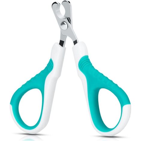 Professional Nail Scissors for Cats, Rabbits and Small Animals, Cat Claw Clippers, Stainless Steel Curved Scissors, Cat Nail Trimmer (1/5)