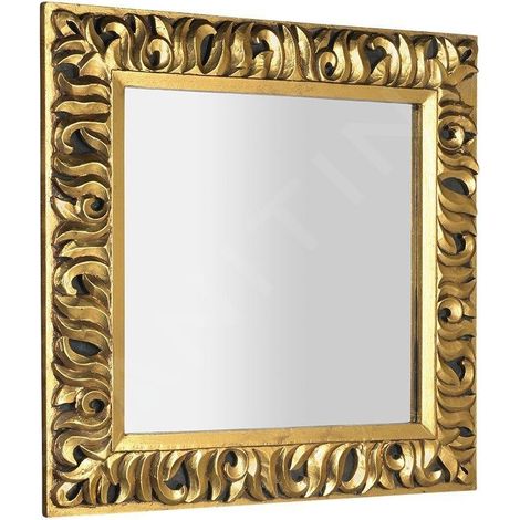 Sapho - Miroir Zeegreas dans un cadre, 90x90 cm, doré IN416 (1/5)