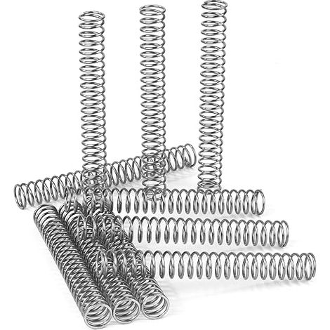 Compression Spring 80 mm Stainless Steel Compression Springs Wire Diameter 1 mm Inner Diameter 8 mm Spring Force 1.8 kg (1/2)