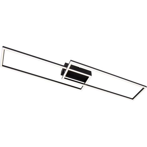 Plafonnier led cct 1x23w 2700k4000k 1100 lm noir lucide - arianne