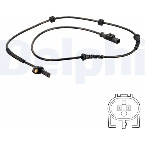 Capteur, vitesse de roue Delphi Technologies SS20634 FIAT 51702279 51797945