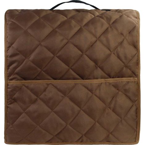 Schutzhülle für 36-cm-Standmixer aus gestepptem Baumwollmischgewebe mit Taschen, Gewicht 175 g – Schwarz/Lila/Braun/Grau/Weinrot (1/5)
