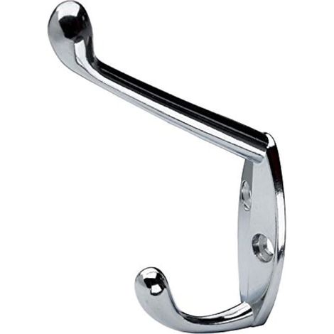 Bulk Hardware Limited BH05783 Gancio Appendiabiti, Bianco, Set di 10 Pezzi (1/2)