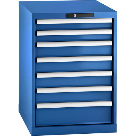 LISTA, Armoire à tiroirs en tôle d'acier, h x l 800 x 564 mm,