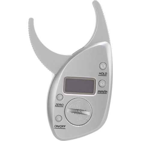 Digitale LCD-Messschieber für präzise Körperfett- und Hautfaltenmessung, hochpräzises Messinstrument, schwarz, für den professionellen Einsatz (1/5)