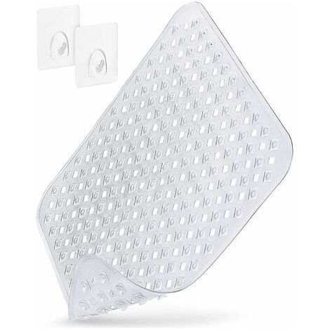 Skin-Sensitive Non-Slip Shower Mat 53x53cm, Fixings Included. BPA-Free, Mold-Resistant, Washable Bath Mat (1/4)