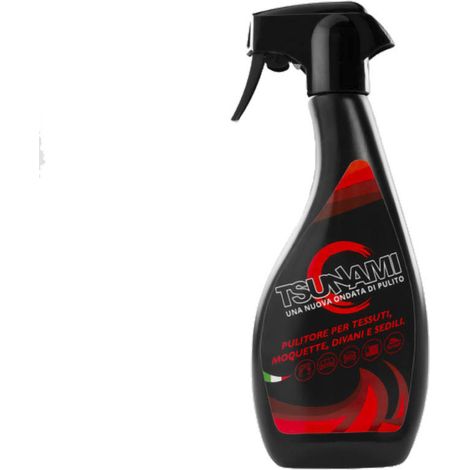 Détergent nettoyant pour tissus, canapés, tapis, sièges, spray Tsunami 500 ml. maison magasin bureau