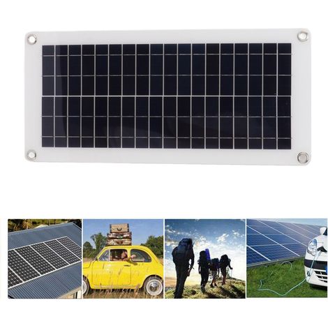 Ventilateur solaire polycristallin 10 W pour animaux de compagnie, système de ventilation écologique et durable, portable, 18 V (1/5)