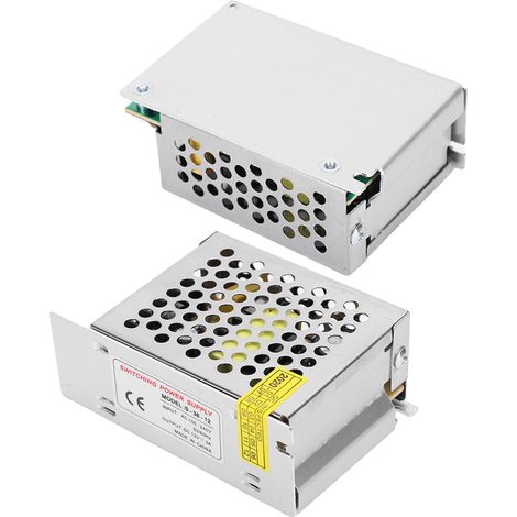 Contrôleur d'alimentation à découpage DC12V pour barre lumineuse LED en alliage d'aluminium pour imprimante 3D (S-36-12 (12V 3A 36W) AC100-240V) (1/5)