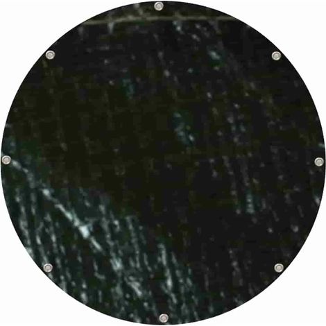 Bâche de protection ronde 3m 7,07m² - Tissu 210g/m², étanche, résistante aux UV, robuste et polyvalente pour jardin, piscine et matériaux (1/5)