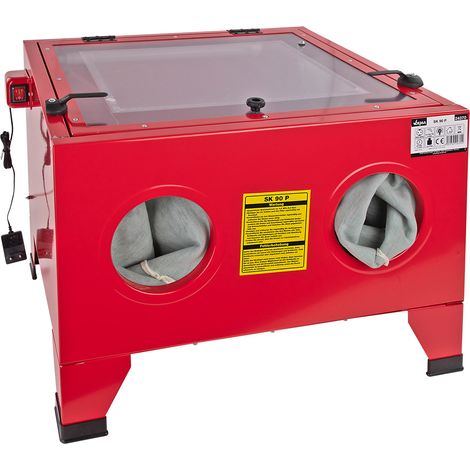 Sandstrahlkabine Sandstrahlgerät Sandstrahlanlage Sandstrahler 90 Liter (1/5)