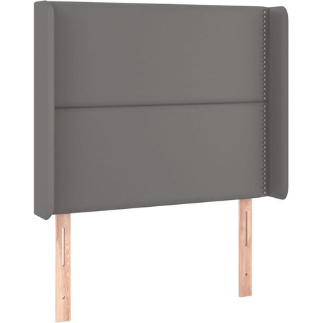 Maison Exclusive - Testiera ad Orecchio Grigio 103x16x118/128cm in Similpelle