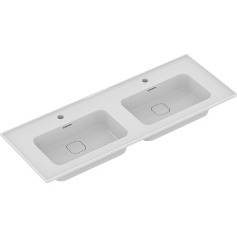 IS Doppelmeuble WT Strada II, 1 hl. chacun, avec porte, 1240x460x180 mm, blanc (1/5)