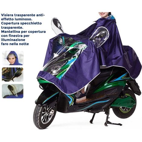 Funda impermeable unisex scooter motos universal  Color: Azul