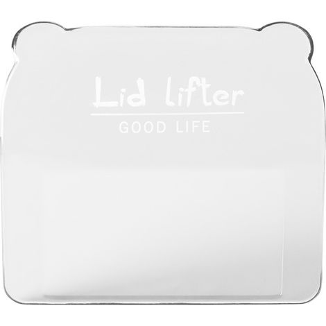 Poignée de siège de toilette d'hôtel de style nordique pour éviter tout contact avec le support(transparent) (1/5)