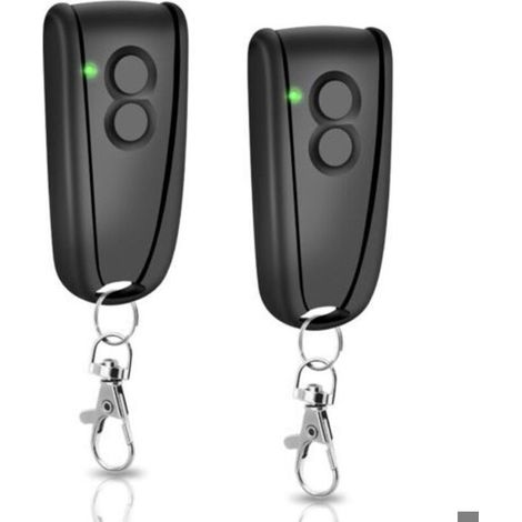 Télécommande Portail 433,92 MHz - LON® - Garage Porte Automatique - 2 Boutons - Avec Pile CR2032 (1/4)