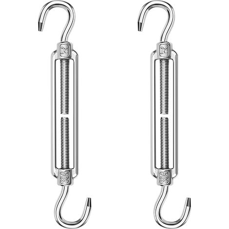 2Pcs Tendeurs de Câble M6, Crochet de Tendeur en Acier Inoxydable 304 (1/5)