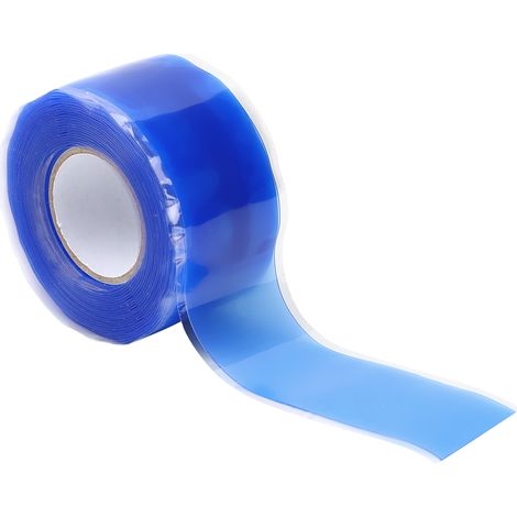 Ruban adhésif en silicone industriel, ignifugé et imperméable, bleu, 0,5 mm x 25 mm x 3 m (1/5)