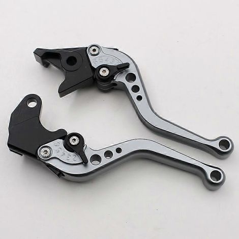 Convient aux motos Suzuki GSXR1000 01-04, cornes de frein et d'embrayage réglables en alliage d'aluminium modifié (Titane 1) (1/5)