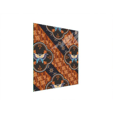 Glasschneidebrett 45x52 Schmetterling