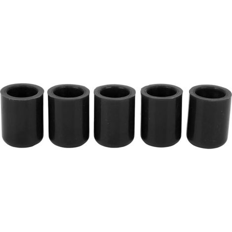 Jeffergarden 5 pièces bouchon de tuyau d'aspiration automobile en Silicone résistant aux intempéries extrémité de tuyau d'aspiration pour Tube de 19mm noir-DOU