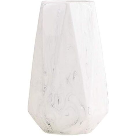 20cm Vase de Blanc marbre Céramique vases decoratifs Design Haut pour Maison, fête, Centre de Table de Mariage (1/5)