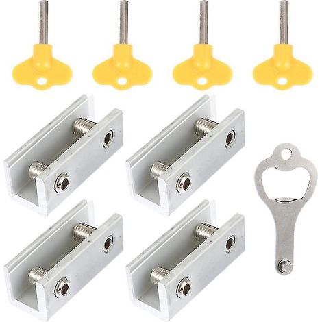 5 verrous de sécurité de porte en alliage d'aluminium (1/3)