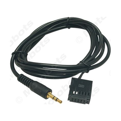 Compatible with Ford Fiesta, Focus, Mondeo, Puma/MK2/S-MAX AUX audio cable adapter (1/4)