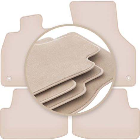 Tappetini PREMIUM beige per: Volkswagen Golf VII alltrack, hatchback, station wagon, variante 2012- (1/5)