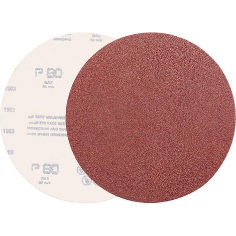 Korund-Velcro-Schleifscheibe 150 mm 6 Locher Kornung 40