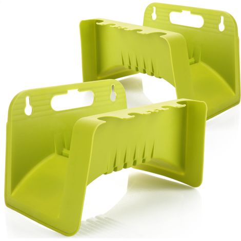 2X Support de Tuyau d'arrosage - Support de Tuyau pour Jardin, sous-Sol et Remise - Support Mural pour Tuyau de Jardin (1/4)