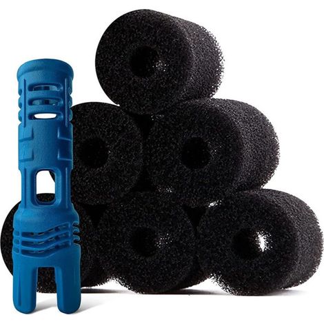 Lntyq Buse anti-projection avec 6 brosses en mousse pour robot piscine Polaris 280, équivalent à la Tail Sweep Pro TSP10S. (1/5)