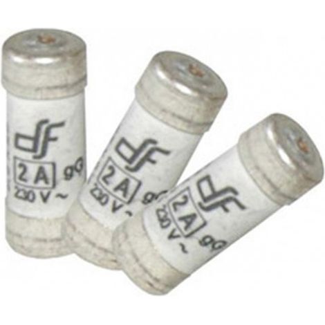 Fusibles con indicador: 2 amperios (3 piezas)