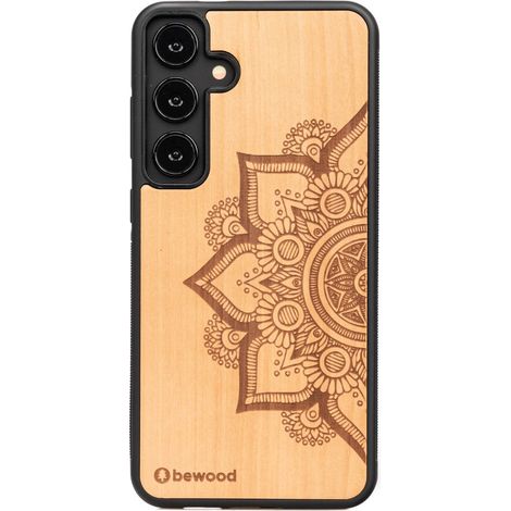 Bewood Holzhülle für Samsung Galaxy S24 Plus MANDALA APFELBAUM (1/4)