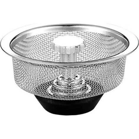 Replacement kitchen colander, stainless steel sink basket/baffle/plug (1/3)