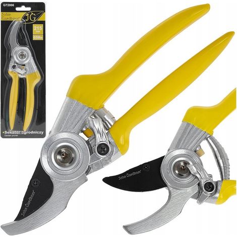 Gartenschere mit durchgehender Klinge 215 mm 65Mn (6/72) (1/3)