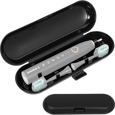 Estuche negro para cepillo de dientes Heckermann