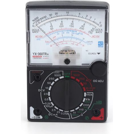 Analoges Multimeter, AC/DC-Tester, Voltmeter, Amperemeter, Ohmmeter, Analoges Multimeter zur Messung von Spannung, Strom und Widerstand